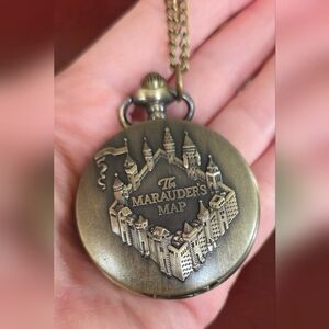 New Harry Potter HP Marauders map Quartz pocket watch more HP styles Available